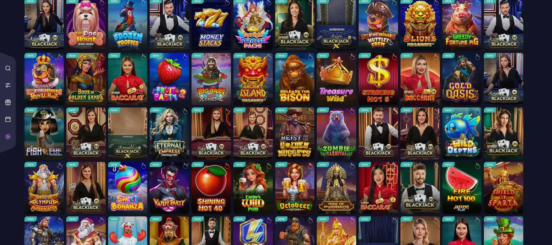 Candy Live Casino Atmosphäre